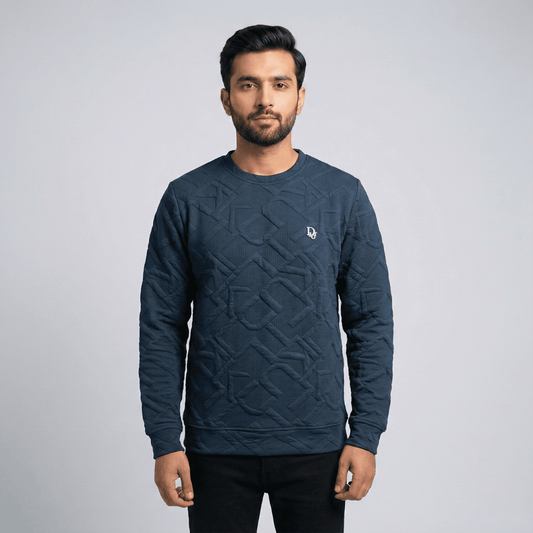 Sweat Shirt Royal Textured Edition