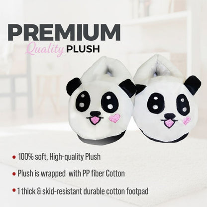 Panda Emoji Slippers Warm & Comfortable